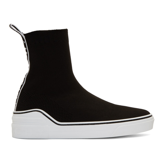 Givenchy Black Knit George V Sneakers Givenchy