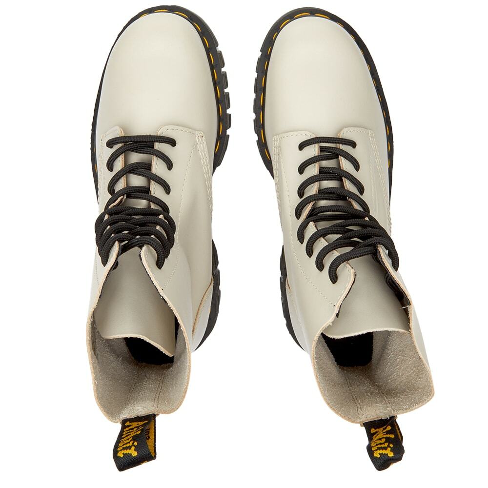 Dr. Martens Audrick Scarpe Oxford Donna 3 Occhielli Trapuntate In Pelle, Colore Nero - 2