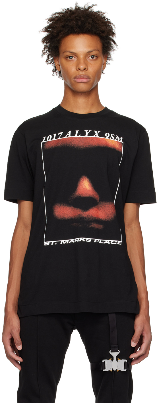 Photo: 1017 ALYX 9SM Black Icon Face T-Shirt