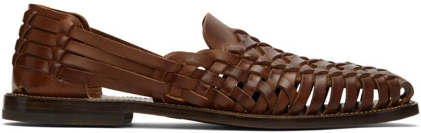 Ralph Lauren Purple Label Brown Braided 