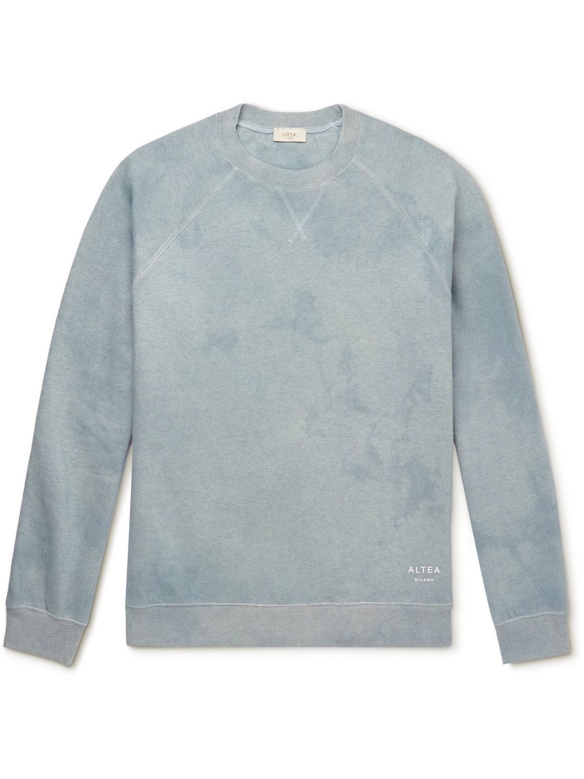 Altea - Cotton-Jersey Sweatshirt - Blue Altea