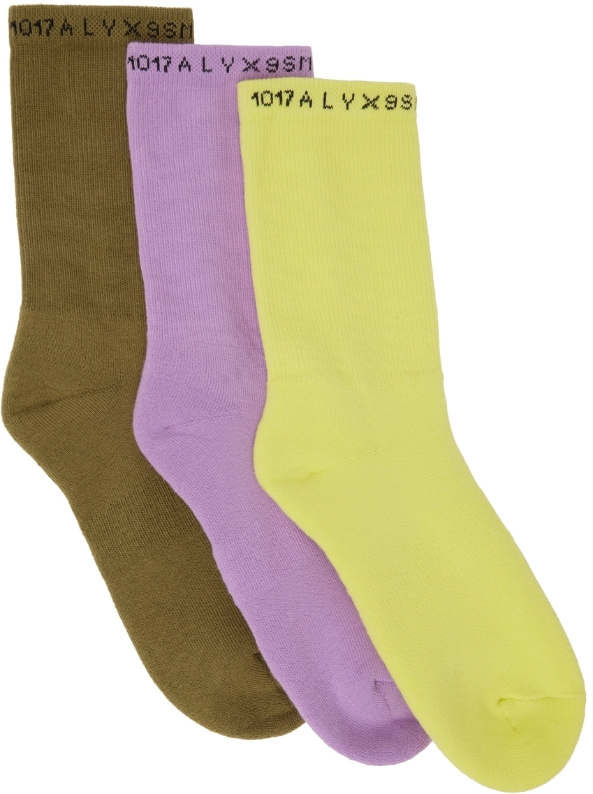 Photo: 1017 ALYX 9SM Multicolor Intarsia Socks