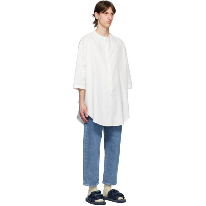 Sunnei White Long Pocket Shirt Sunnei