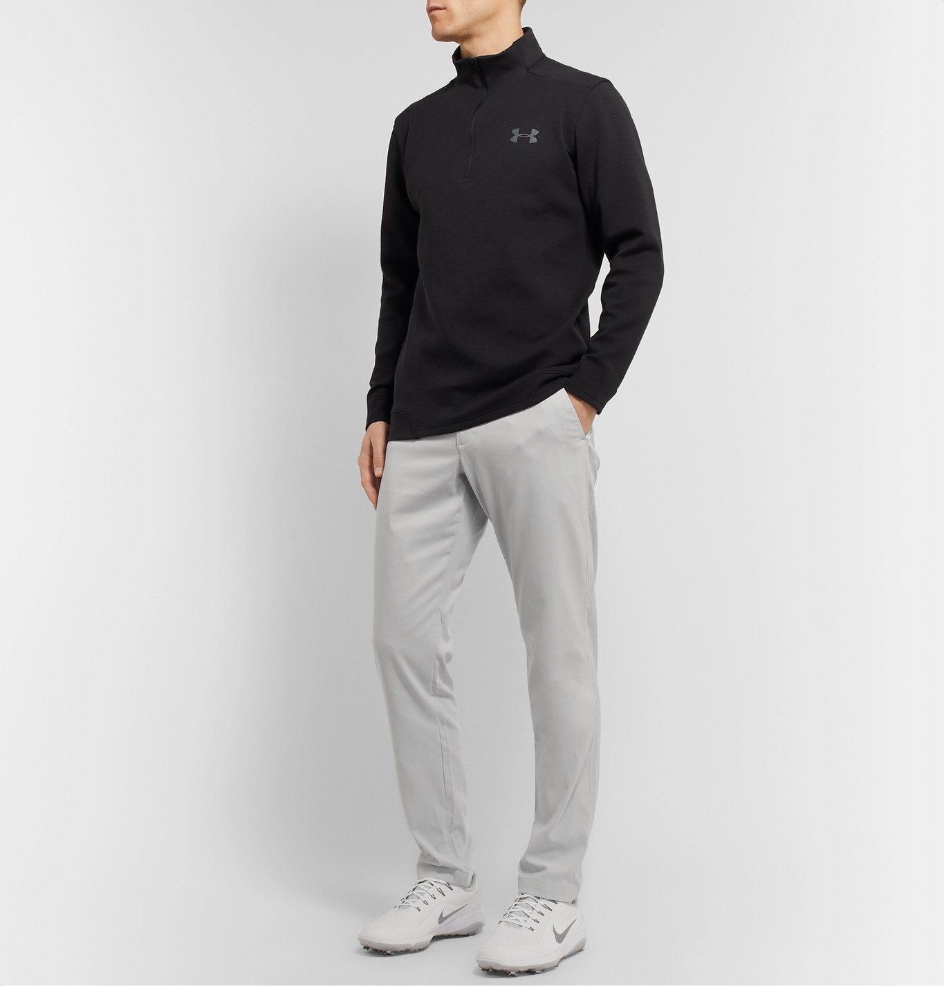 under armour golf trousers grey