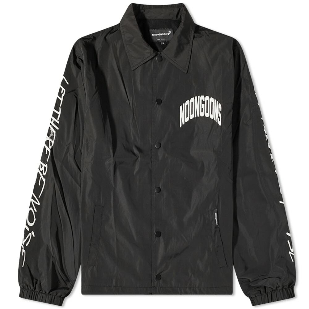 Noon Goons Men's Soundcheck Coach Jacket in Black Noon Goons