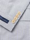 Polo Ralph Lauren - Double-Breasted Striped Cotton-Seersucker Blazer - Blue