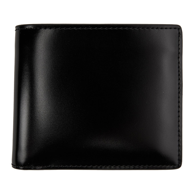 Maison Margiela Black Leather Bifold Wallet Maison Margiela