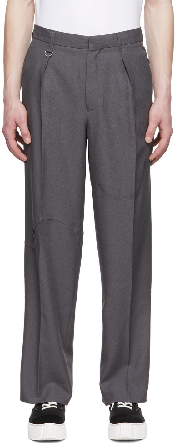Undercoverism Grey Polyester Trousers Undercoverism