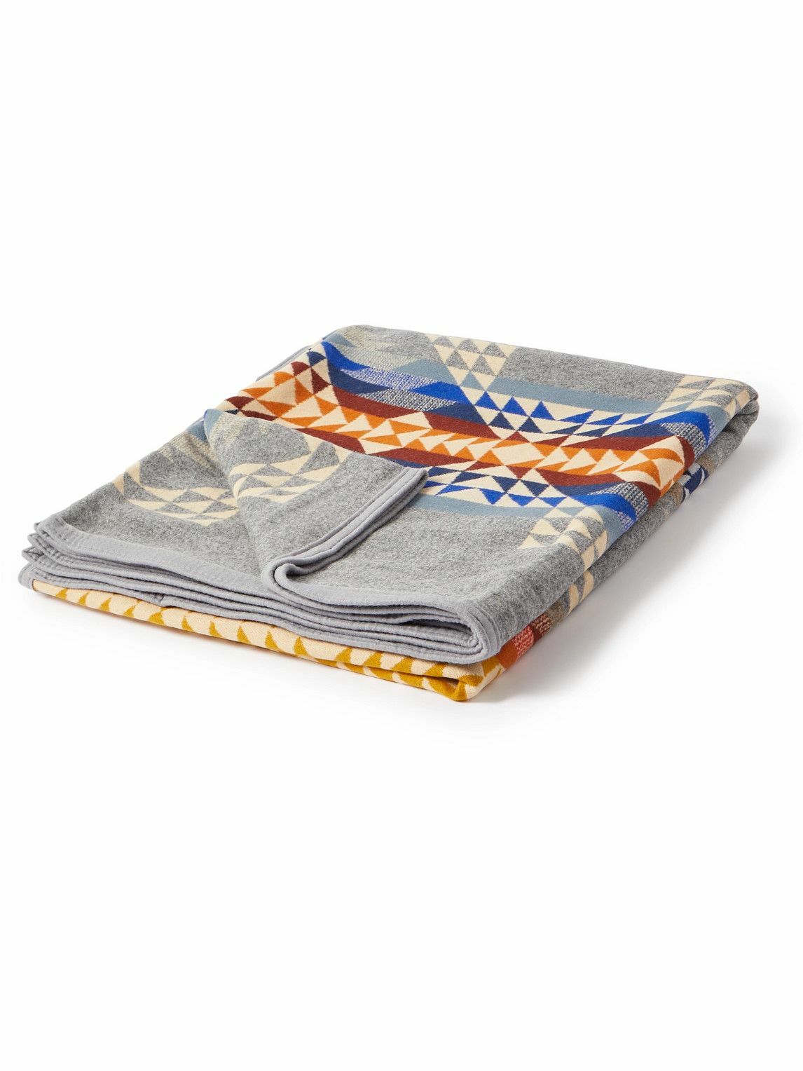 Pendleton Smith Rock Virgin Wool and CottonBlend Jacquard Throw