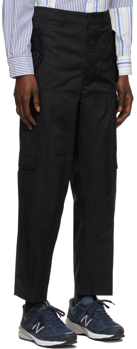 Junya Watanabe Black Twill Cargo Pants Junya Watanabe