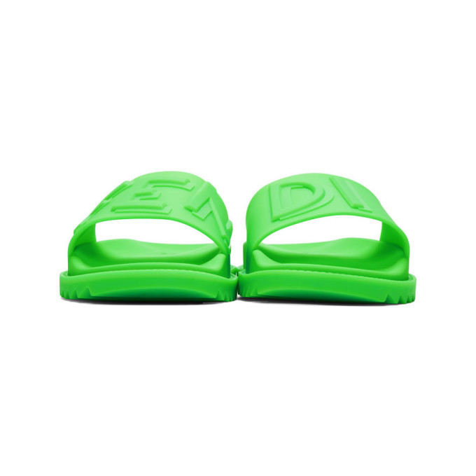 fendi green slides