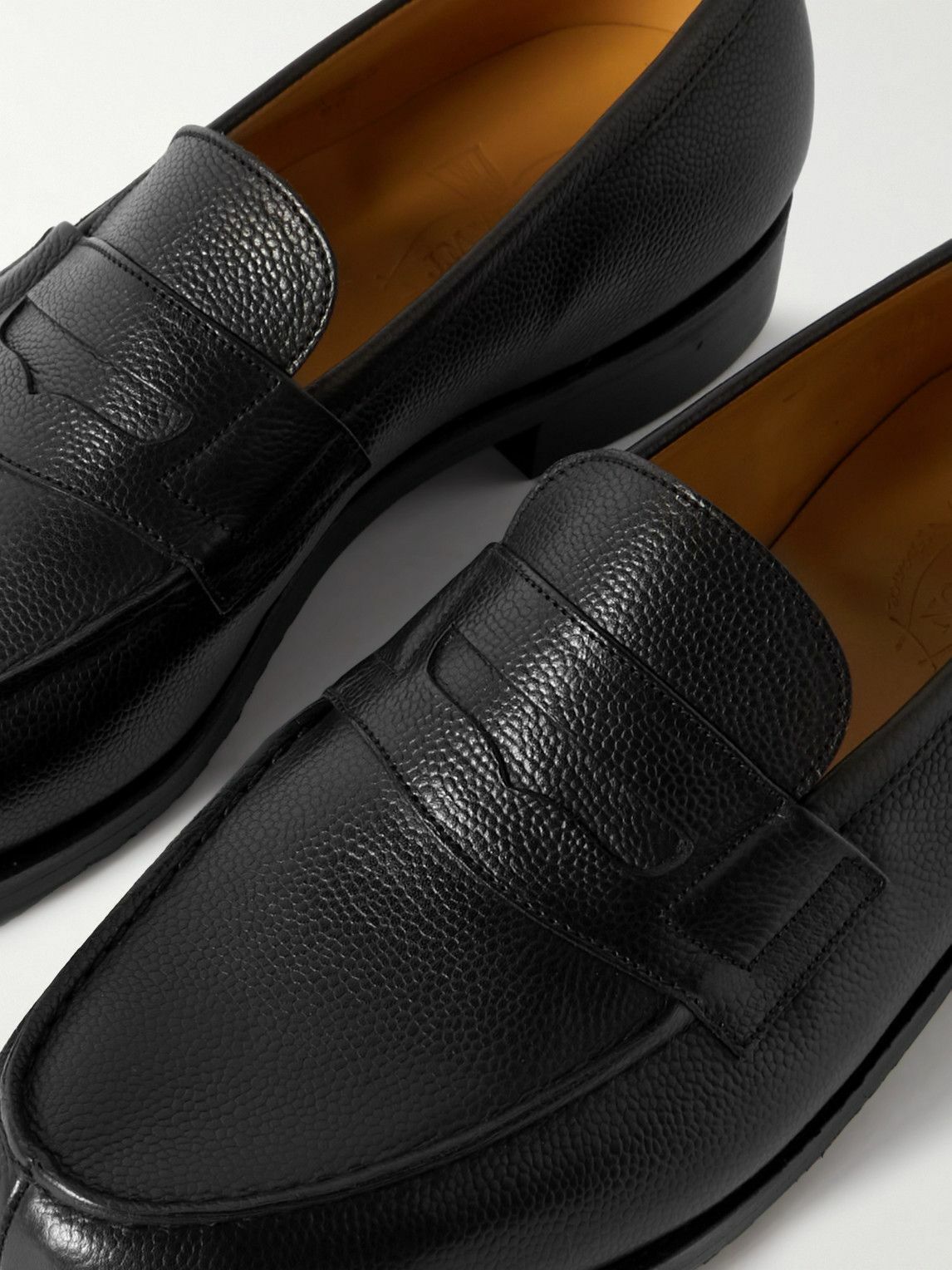 J.m. Weston - Full-grain Leather Penny Loafers - Black J.m. Weston