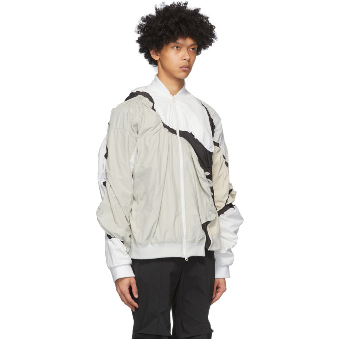 Post Archive Faction PAF Grey and White 3.0 Left Jacket Post