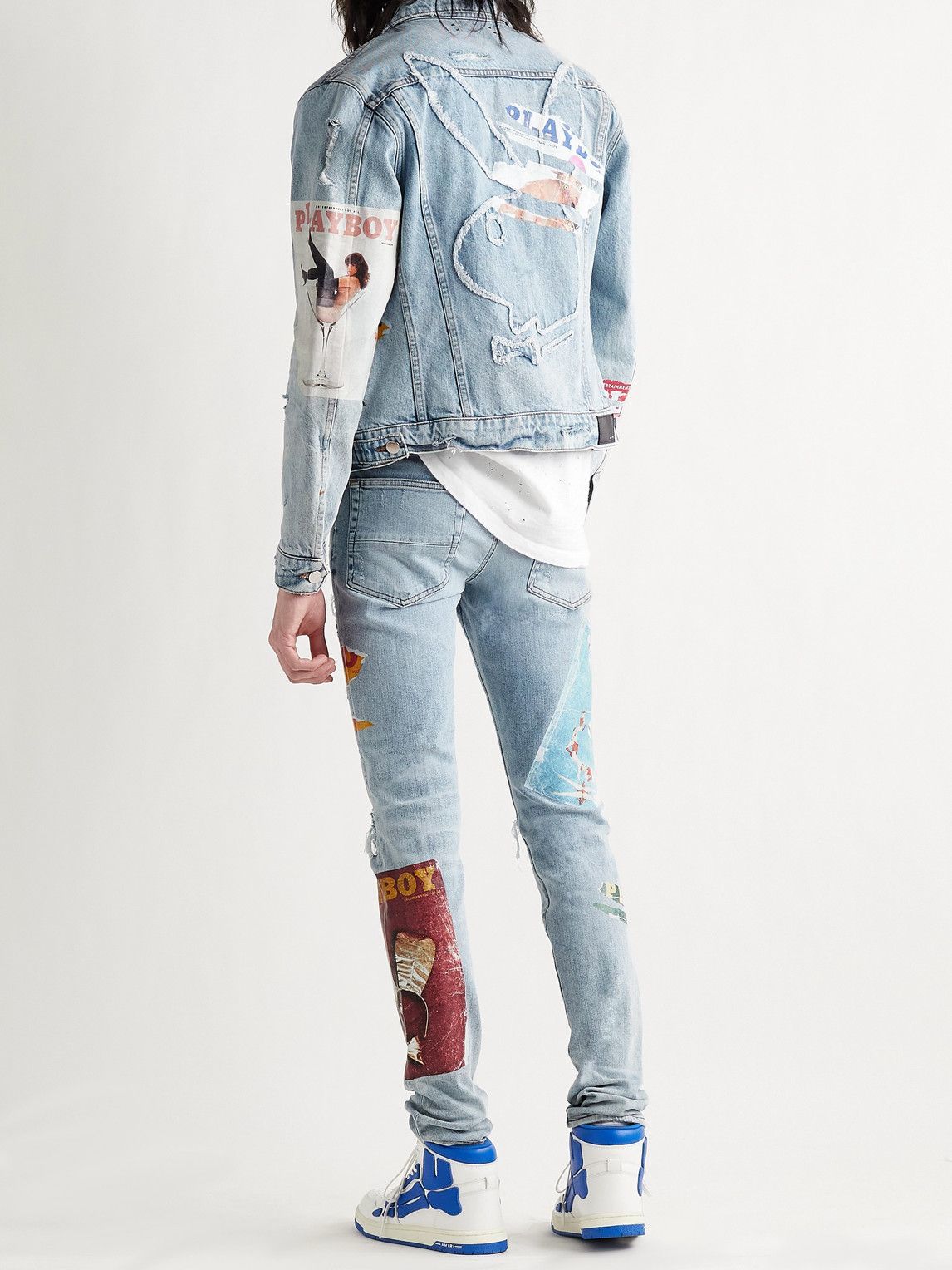 アウター】 AMIRI Playboy Denim Trucker デニムジャケット Mの通販 by