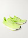 adidas Sport - Ultraboost 22 Rubber-Trimmed Primeknit Sneakers - Green