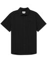 Oliver Spencer - Striped Cotton-Seersucker Shirt - Black