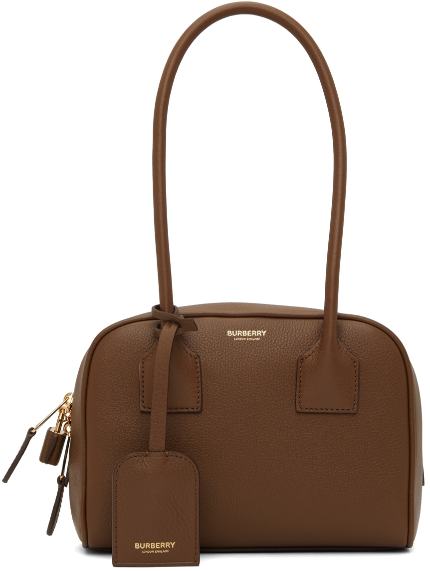 Burberry Brown Mini Half Cube Bag Burberry