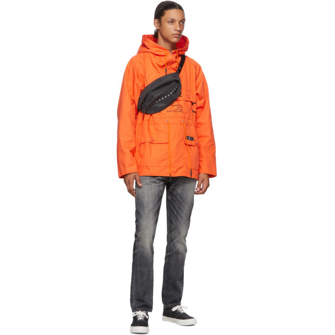 Neighborhood Orange Anorak Jacket Neighborhood