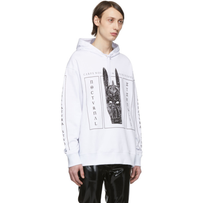 Nomenklatura Studio White Carpe Noctem Hoodie Nomenklatura Studio