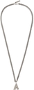 1017 ALYX 9SM Silver Graphic Single Necklace