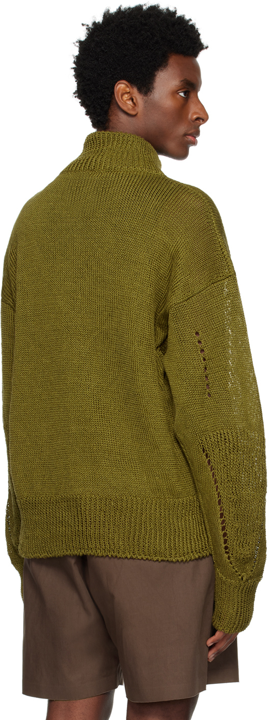 ROA Green HalfZip Sweater ROA