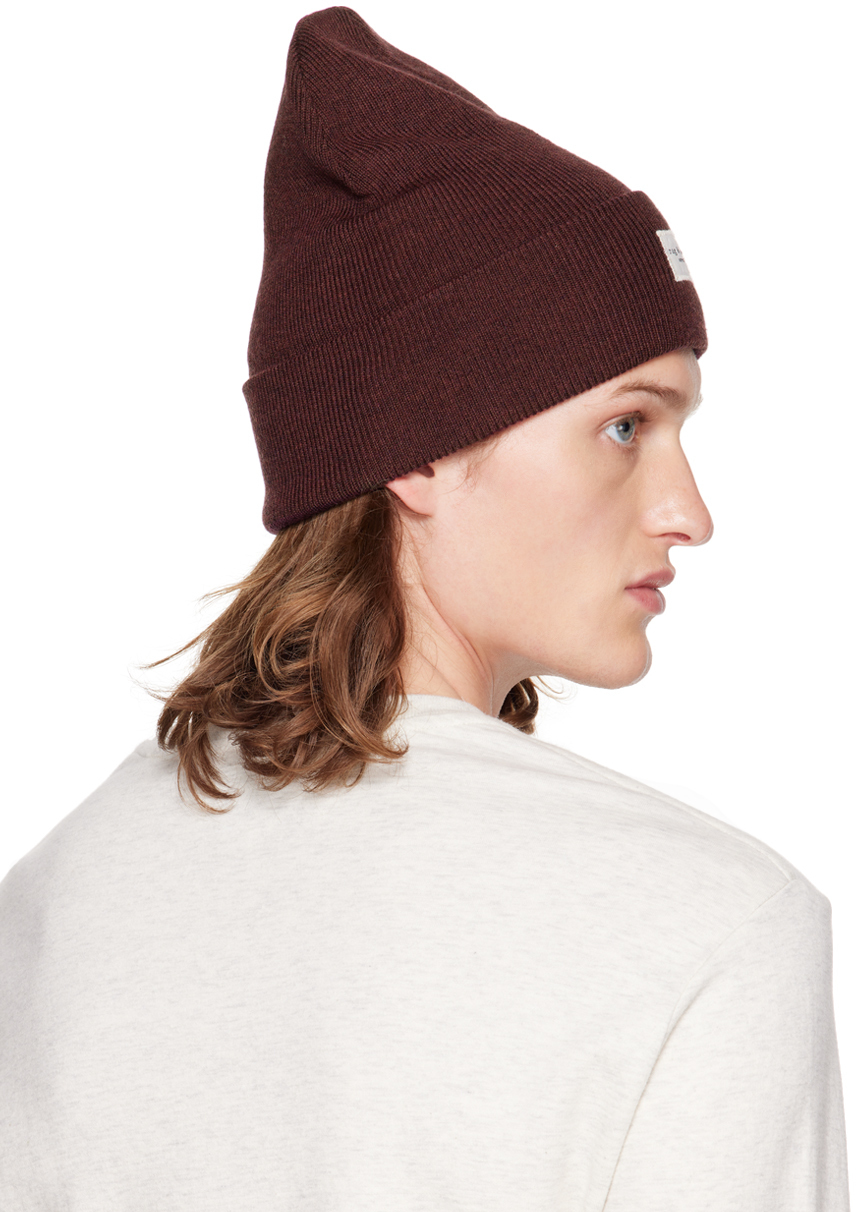 rag & bone Burgundy Addison Beanie Rag and Bone