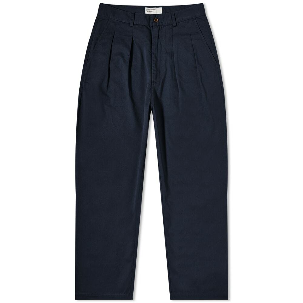 Crepe Satin Polka Dot Jacquard Double Pleat Pant