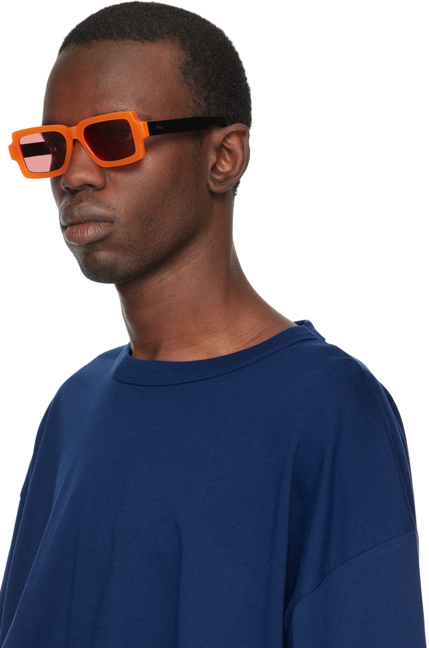 RETROSUPERFUTURE Orange Pilastro Sunglasses RETROSUPERFUTURE