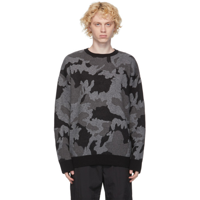 black camo sweater