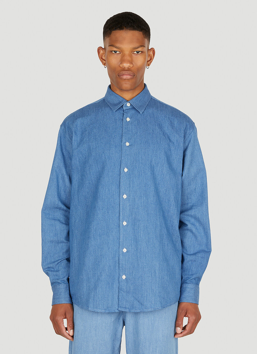 Damon Shirt in Blue Soulland