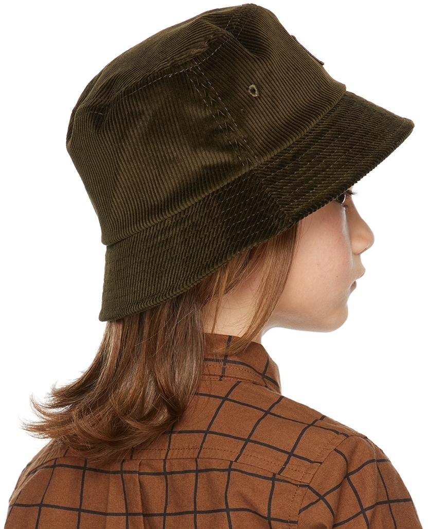 Green Rivers corduroy SnapBack hat for toddlers and youth