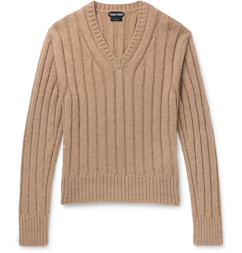 tan sweater for men