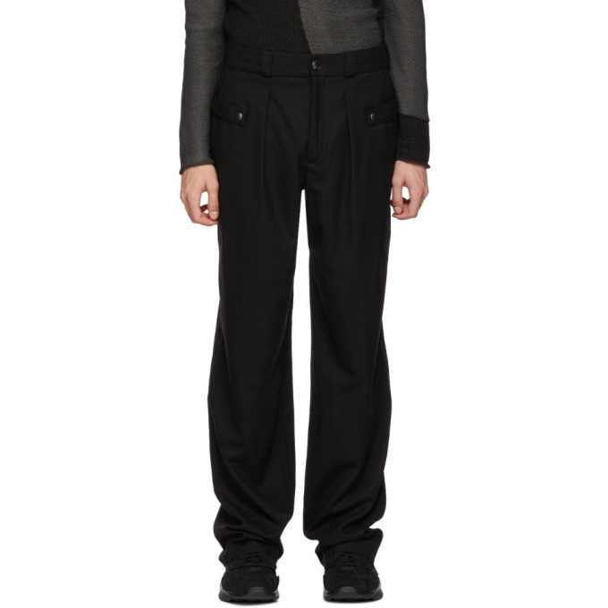 Kiko Kostadinov Black Yann Trousers Kiko Kostadinov