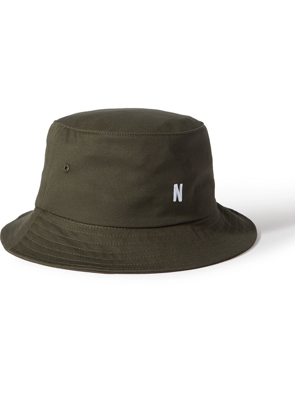 Norse Projects - Logo-Embroidered Cotton-Twill Bucket Hat Norse Projects