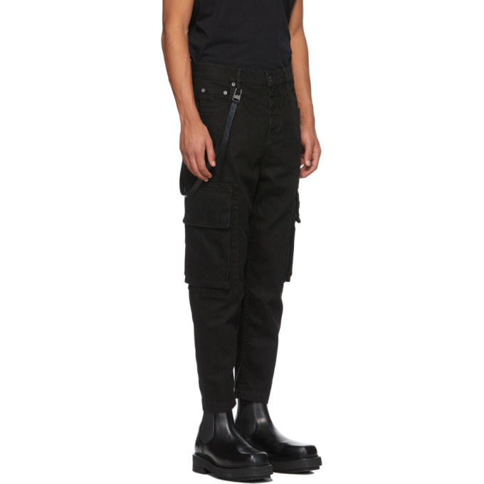 helmut lang cropped cargo jeans