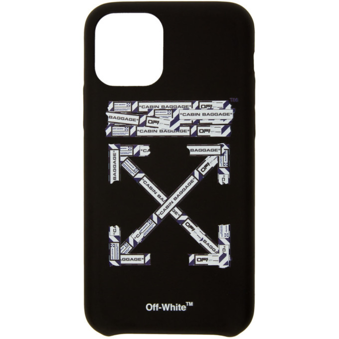 Off White Black Airport Tape Iphone 11 Case Off White