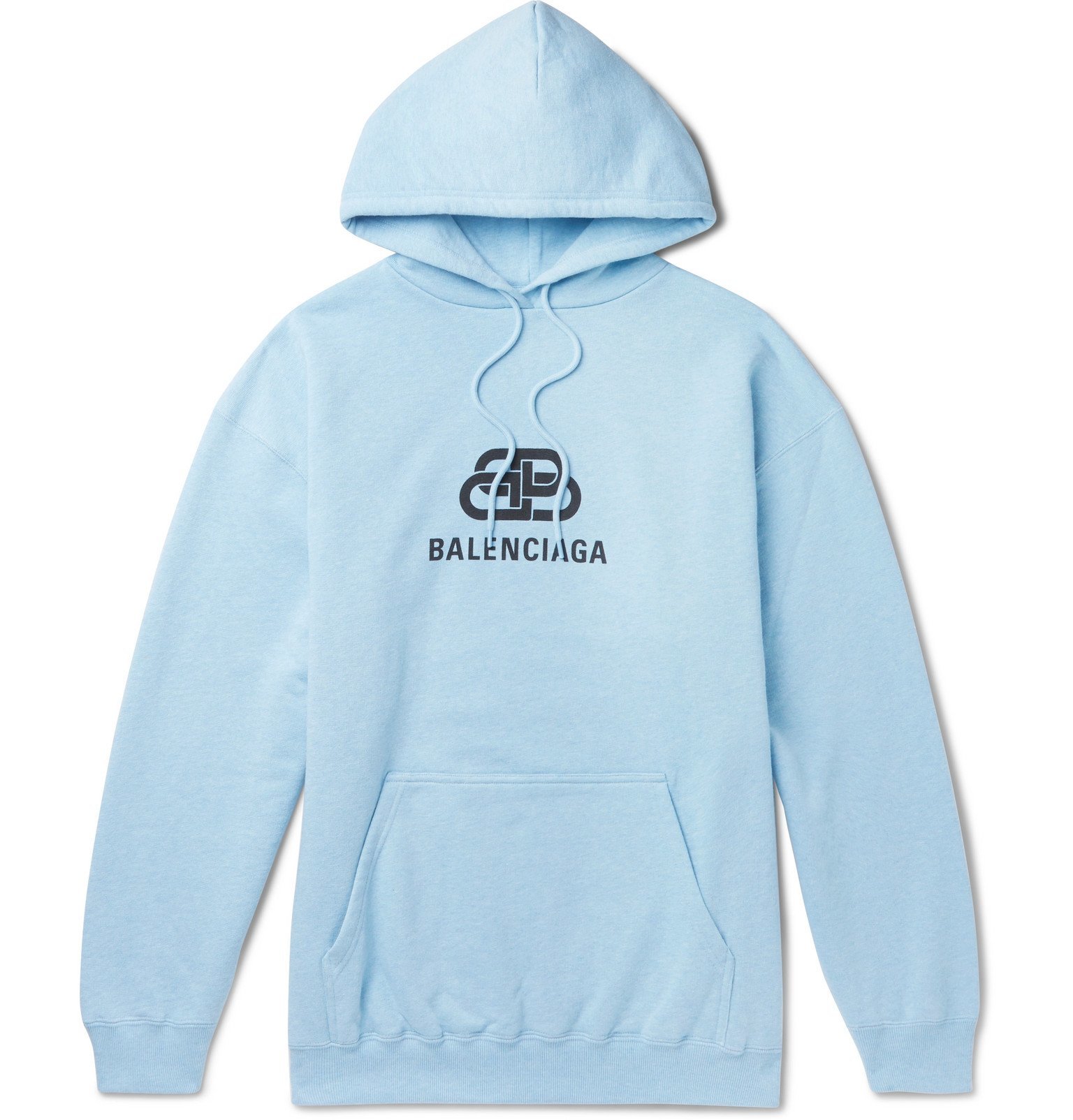 blue balenciaga hoodie