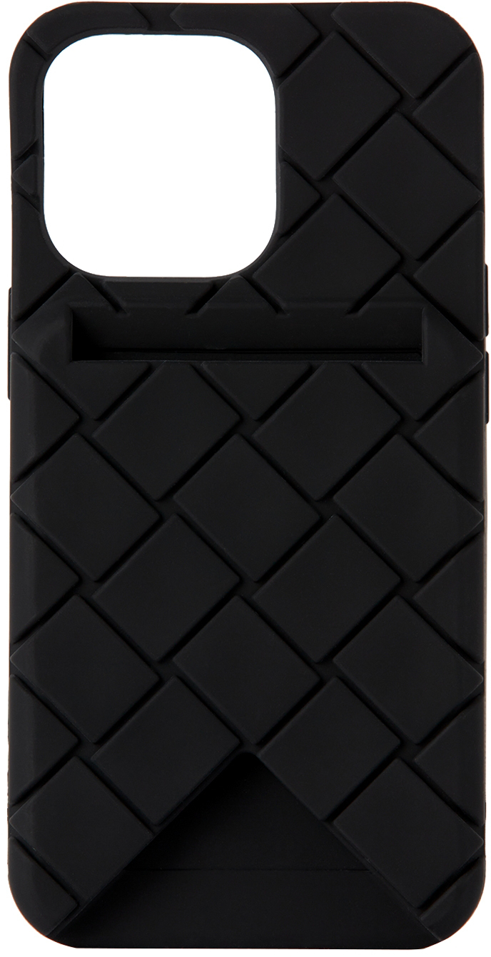 Bottega Black Card Slot iPhone 13 Pro Case Bottega