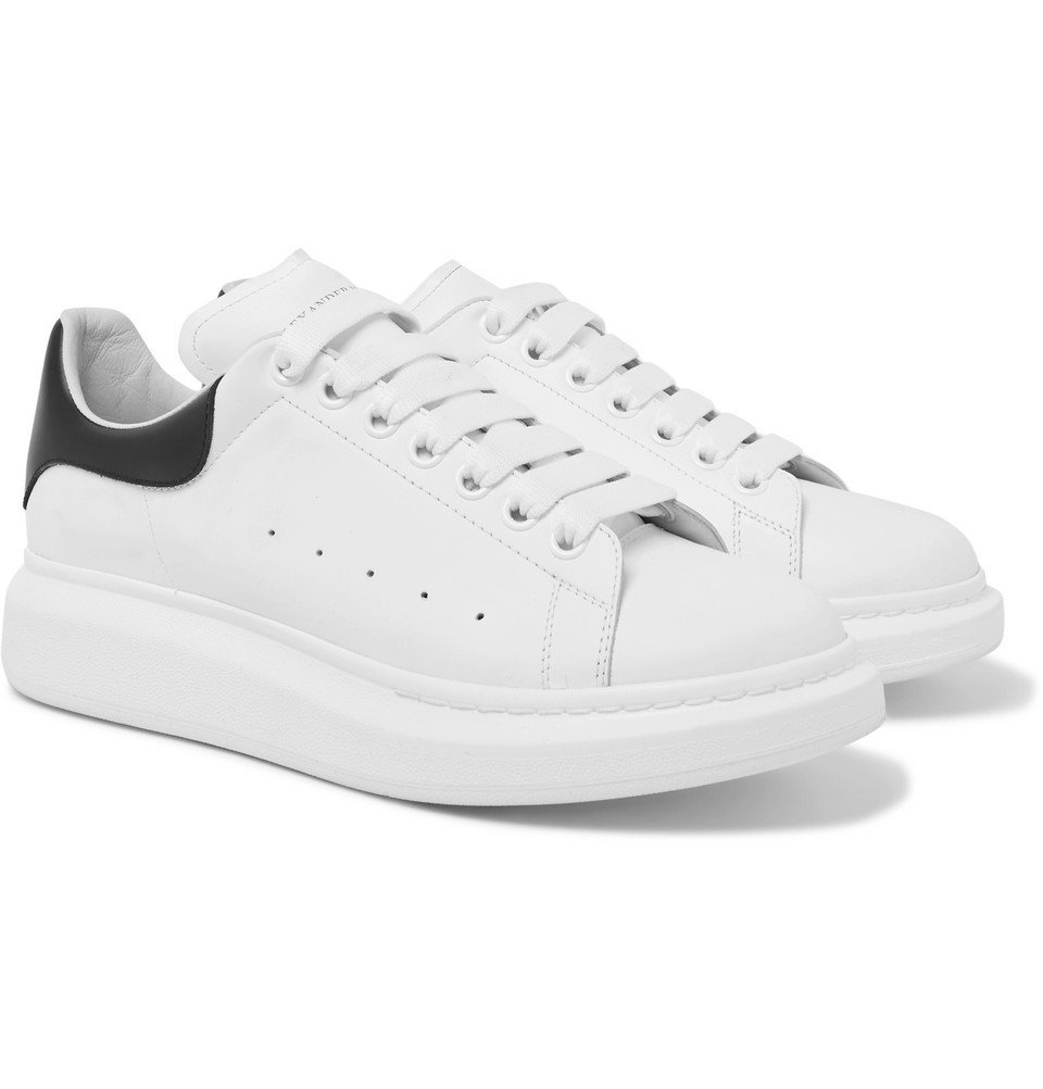 Alexander McQueen - Larry Exaggerated-Sole Leather Sneakers - Men
