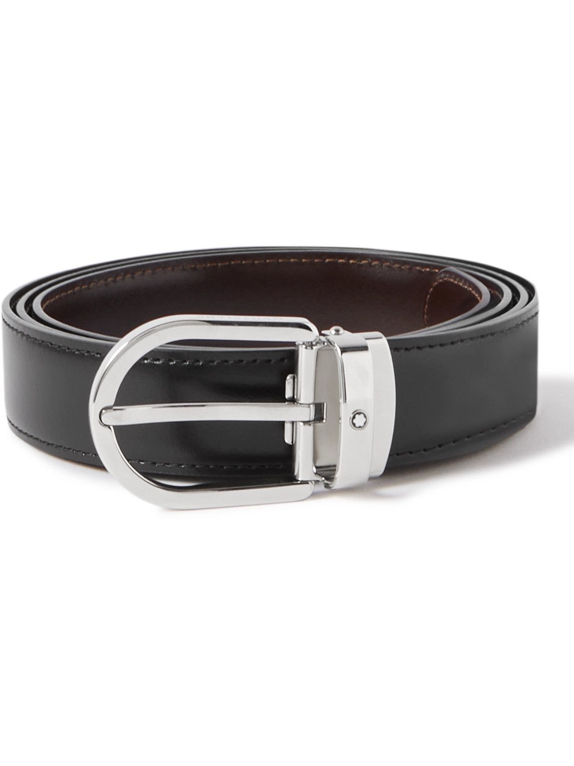 Montblanc - 3cm Reversible Leather Belt Montblanc