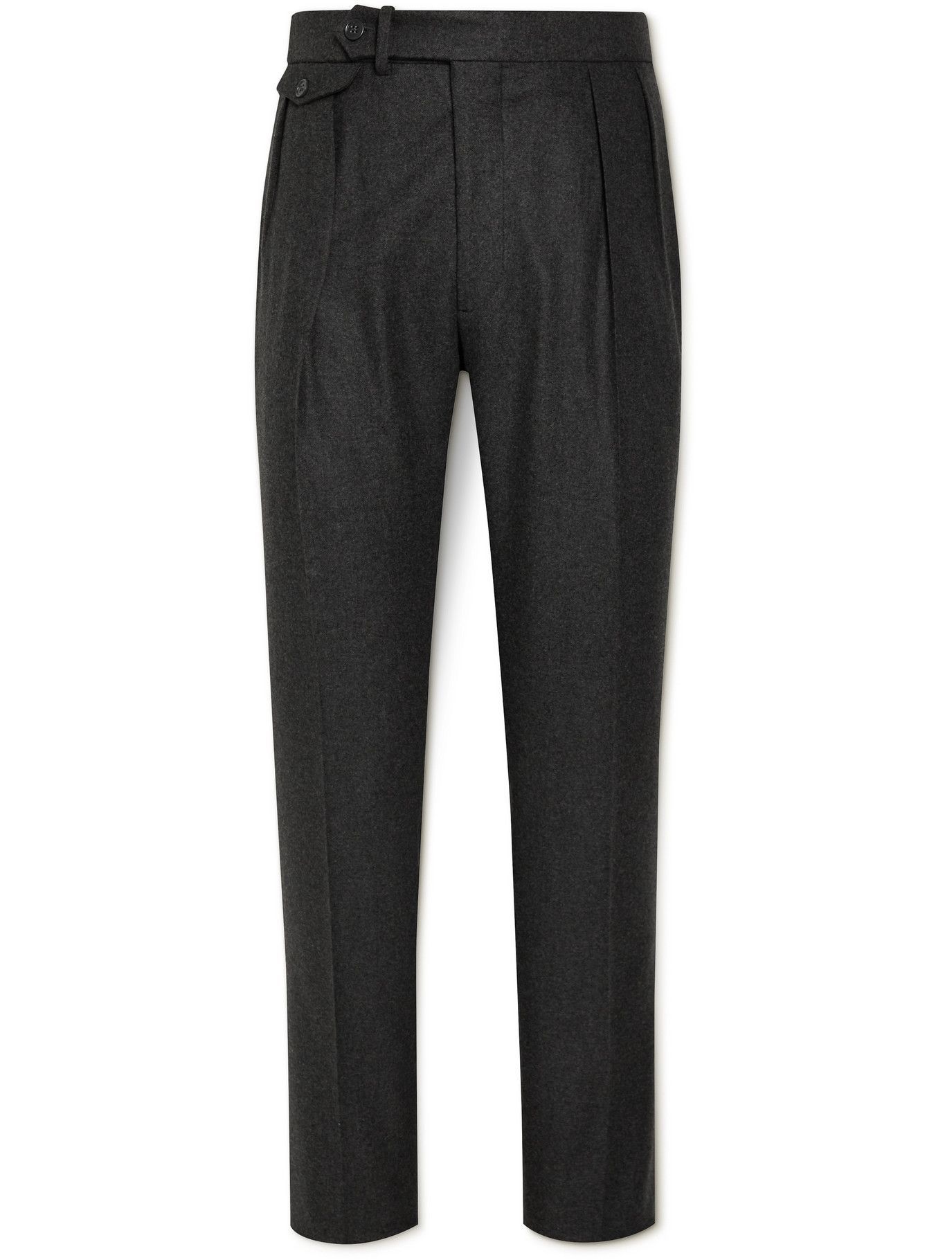 ralph lauren flannel trousers