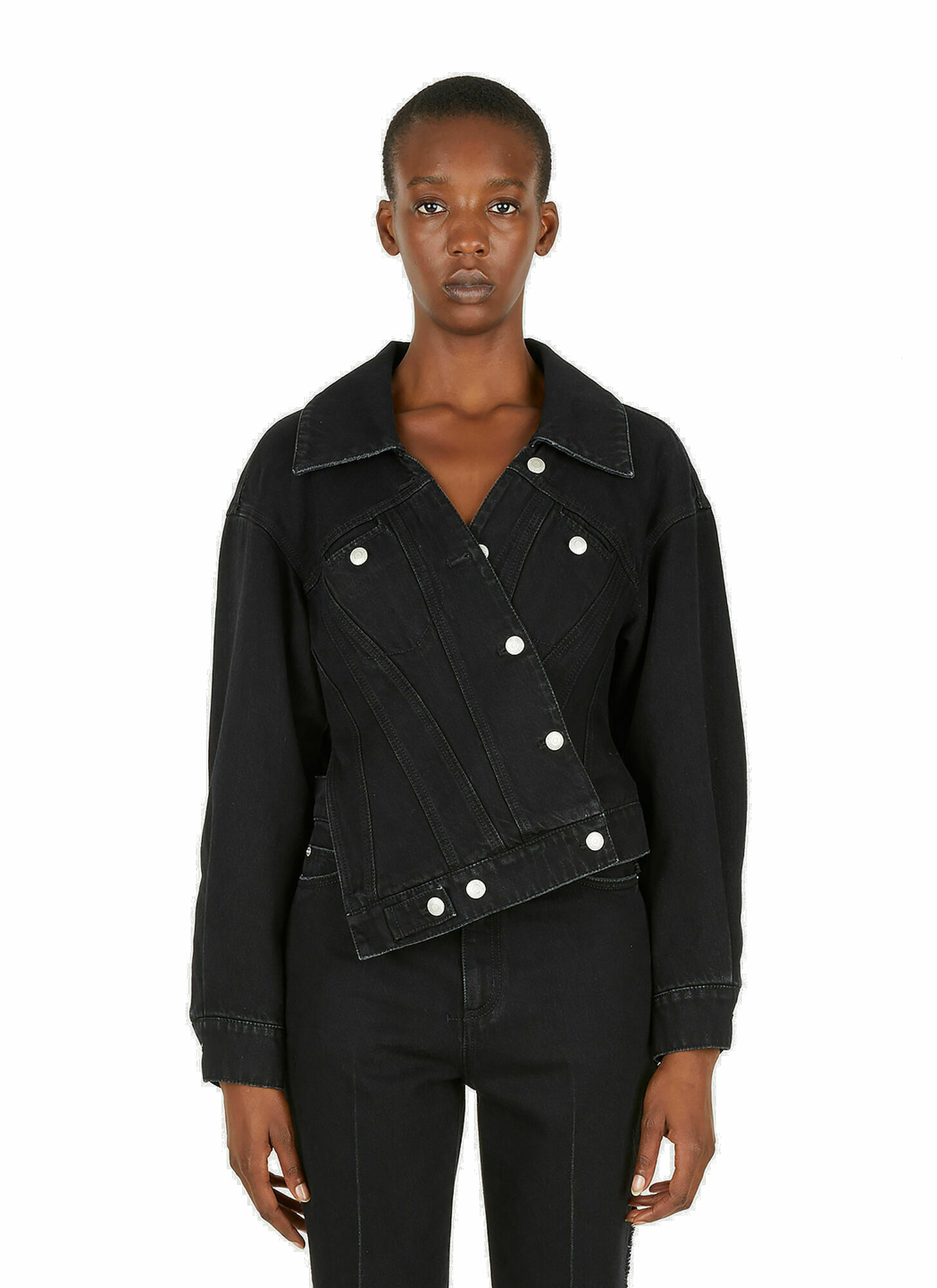 Photo: Hybrid Denim Jacket in Black