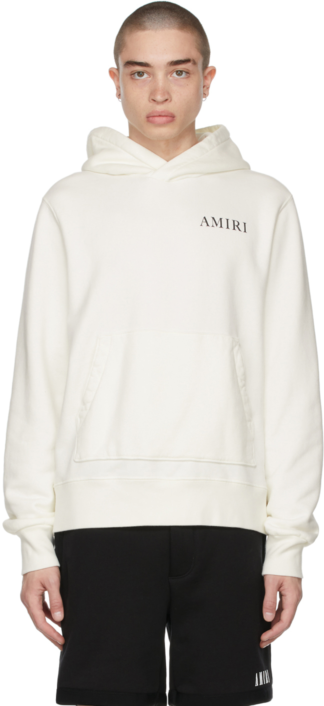 white fitted hoodie