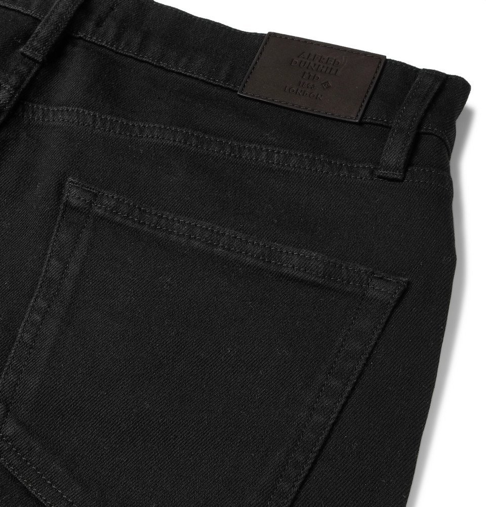 Dunhill - Slim-Fit Stretch-Denim Jeans - Men - Black Dunhill