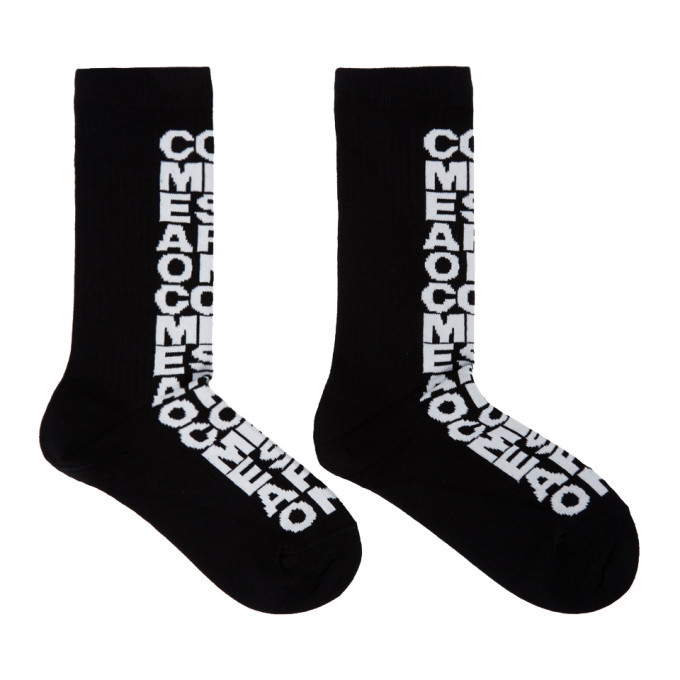 comme des garcons socks white
