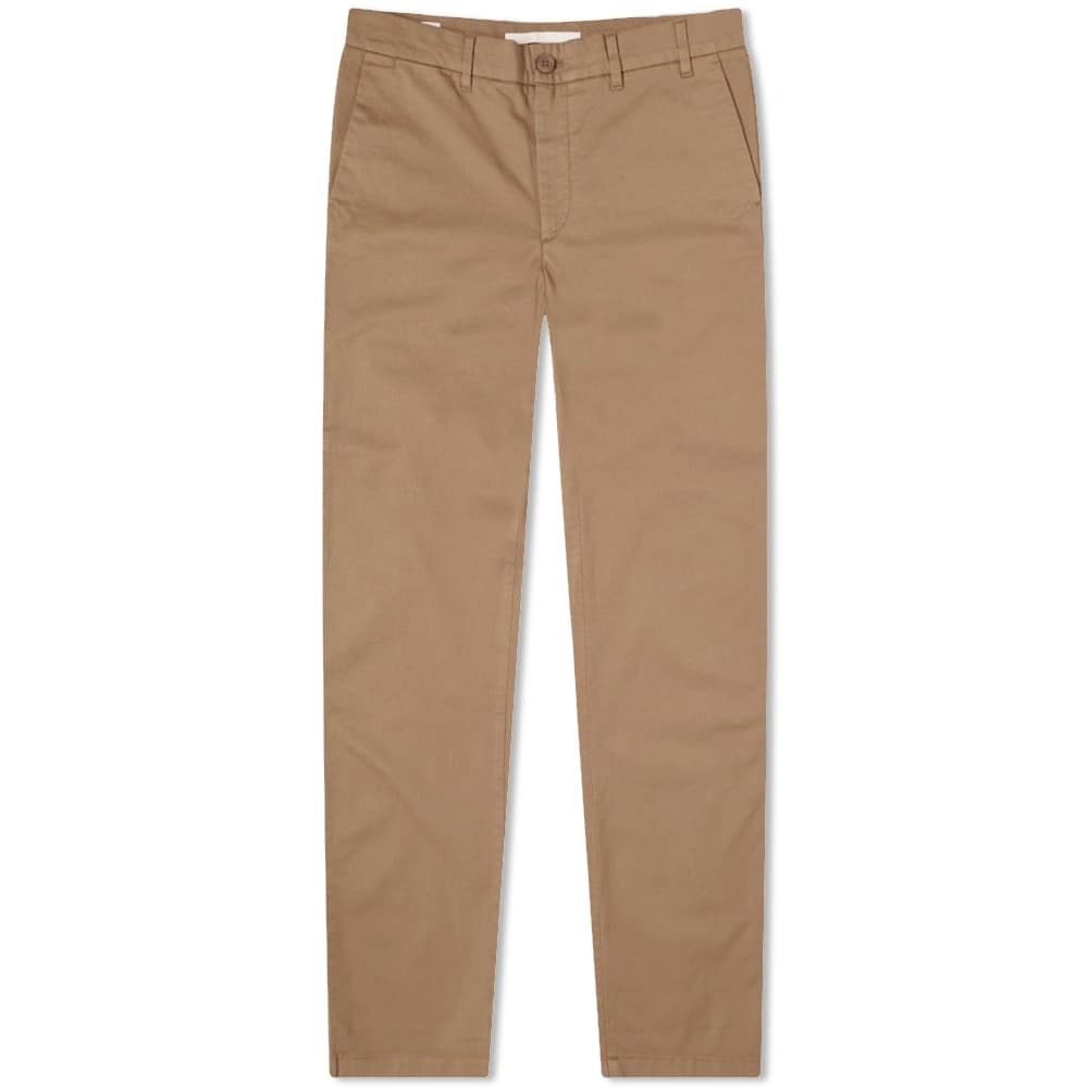 Norse Projects Men's Aros Regular Light Stretch Chino in Utility Khaki ...