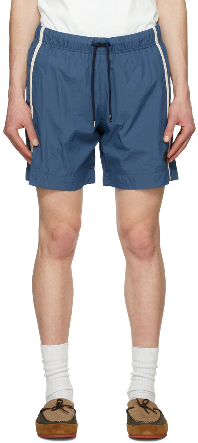 PS by Paul Smith Blue Nylon Swim Shorts PS by Paul Smith