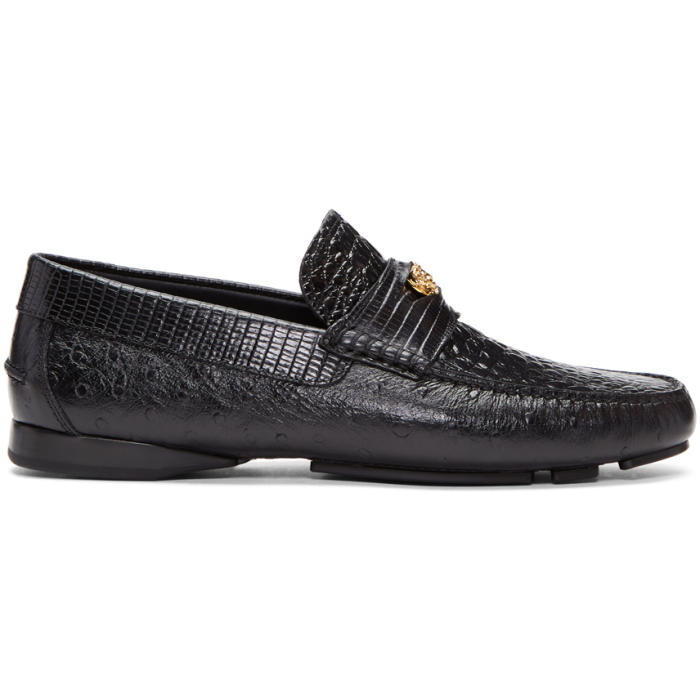 versace driving loafers