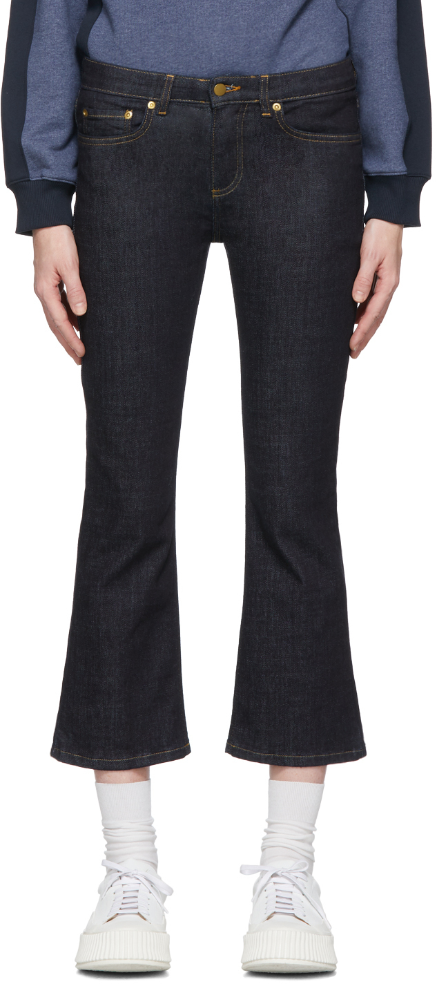 Victoria Victoria Beckham Blue Kick Flare Jeans Victoria Victoria Beckham