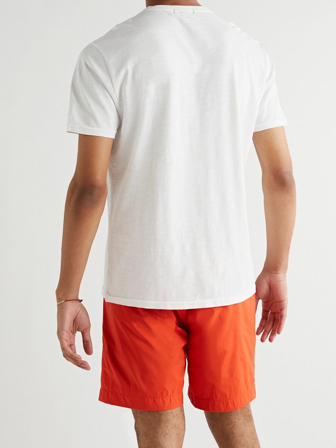 Alex Mill - Standard Slim-Fit Slub Cotton-Jersey T-Shirt - White Alex Mill